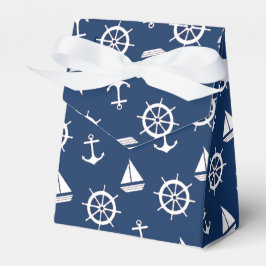 Nautical Blue Anchor Gift Box Presentaskar