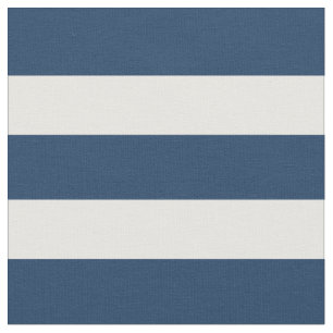 Nautical Blue and White 1 Inch Stripe Tyg