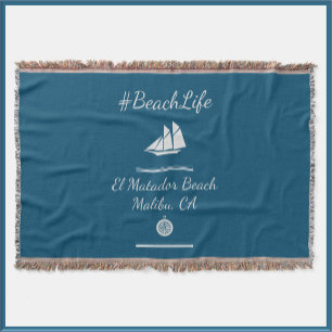 Nautical Blue Anpassade Beach Life Filt