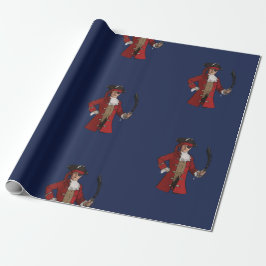 Nautical Blue Boy Pirat Presentpapper