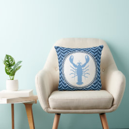 Nautical Blue Hummer kust Kudde