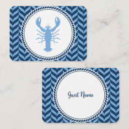 Nautical Blue Hummer kust Placeringskort