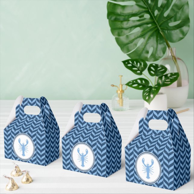 Nautical Blue Hummer kust  Presentaskar (Multipel)