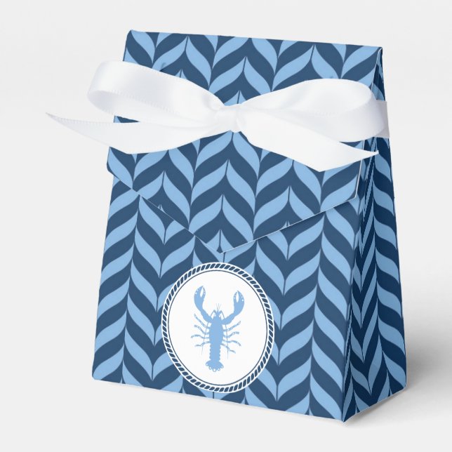 Nautical Blue Hummer kust  Presentaskar (Framsidan Sidan)