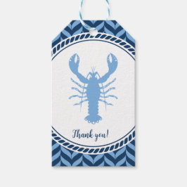 Nautical Blue Hummer kust Presentetikett