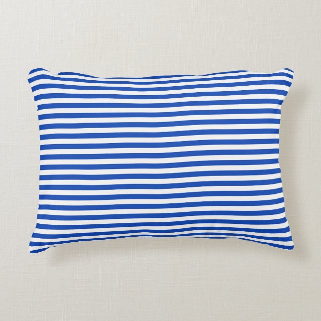 Nautical Blue Rand Prydnadskudde (Framsidan)