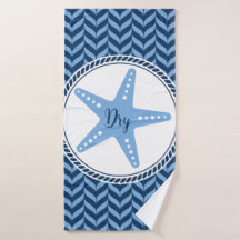 Nautical Blue Starfish kust