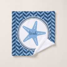Nautical Blue Starfish kust