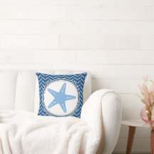 Nautical Blue Starfish kust