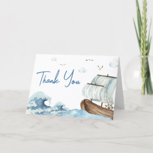 Nautical Boat Baby Shower Tack Kort