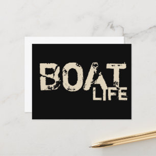 Nautical BOAT LIFE   vykort