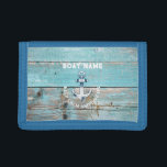 Nautical Boat Namn Anchor Rustic Wood<br><div class="desc">Den här bilden har en båt namn och ankarpunkt på träbakgrunden.</div>