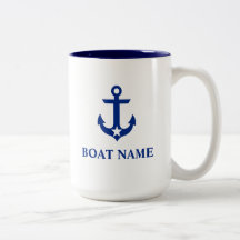 Nautical Boat Namn Anchor Star Large