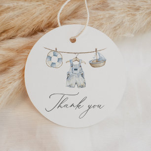 Nautical Boy Baby Shower Gåvor Etiketter
