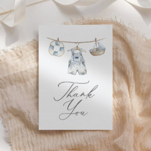 Nautical Boy Baby Shower Tack Kort