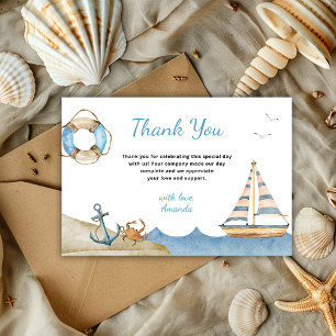 Nautical Boy Baby Shower Tack Kort