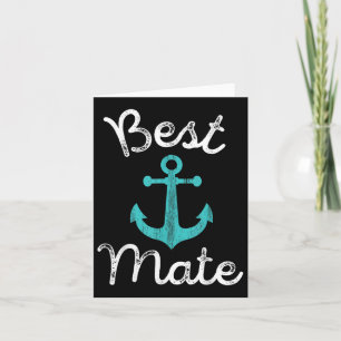 Nautical Bröllop Bride Grooms Man& Marskalkar Kort