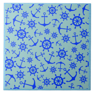 Nautical Ceramic Tile Kakelplatta