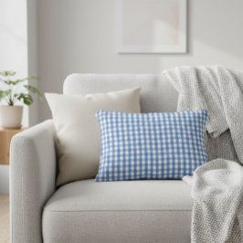 Nautical checkered cushion, Marine-themed cushion Prydnadskudde