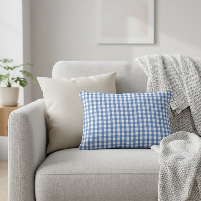 Nautical checkered cushion, Marine-themed cushion Prydnadskudde (Skapare uppladdad)