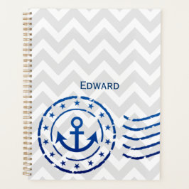 Nautical Chevron & Anchor Seal
