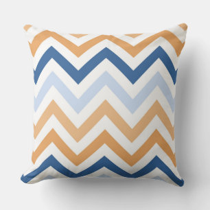 Nautical Chevron Rand Kudde