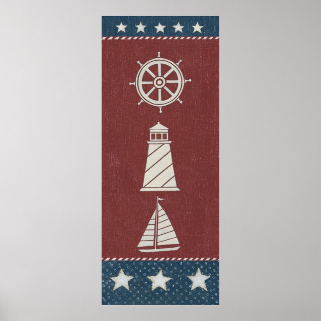 Nautical Collage 1 Poster (Framsidan)