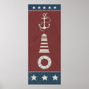 Nautical Collage 1 Poster