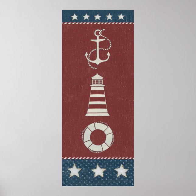 Nautical Collage 1 Poster (Framsidan)