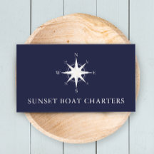 Nautical Compass Navy