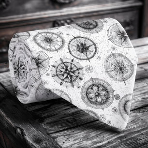 Nautical Compass Ro Manar's Tie Slips