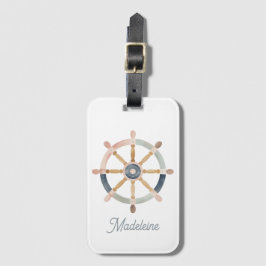 Nautical Cruise Vacation Fraktass Wheel Modern Bagagebricka