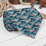 Nautical Custom Necktie Slips<br><div class="desc">This custom necktie features a bold nautical design,  perfect for adding a touch of nautical charm to any outfit. It's a stylish and unique accessory that makes a great gift for the sea lover in your life.</div>