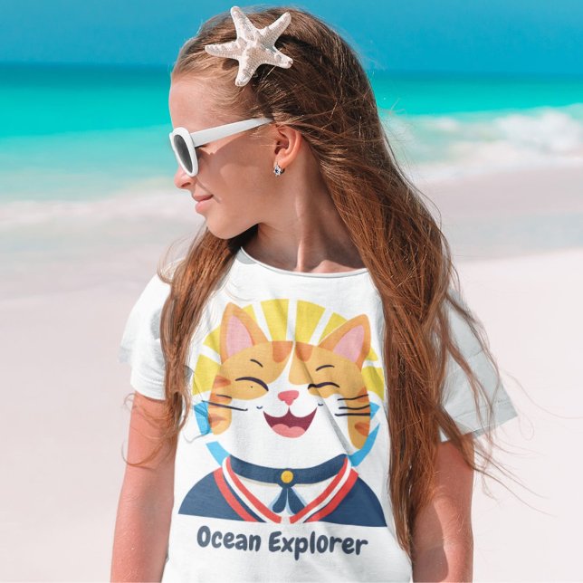 Nautical Cute Cat Gifts for Boat Owners Sailare T Shirt (Nautical Cute Cat Gifts for Boat Owners Sailors)