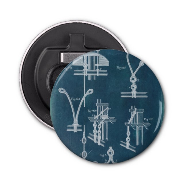 Nautical Detail Blueprint IV Flasköppnare (Framsidan)