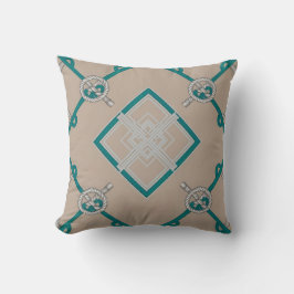 Nautical Diamond Knot Cushion Kudde