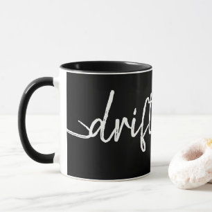 Nautical DRIFT AWAY-skriptbokstav Mugg