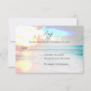 *~* Nautical Exotic Ocean - Beach Wedding OSA Kort