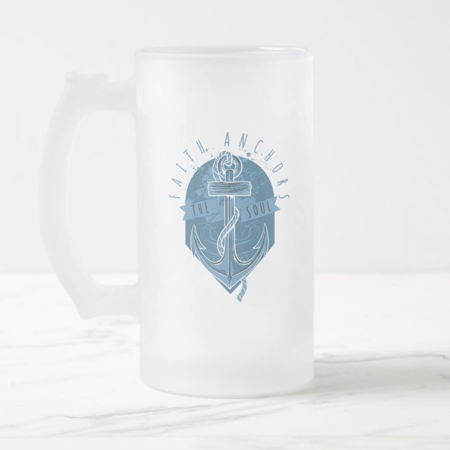 Nautical Faith Anchors the Soul Frostat Ölglas (Vänster)