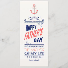 Nautical Fars dag Card Kort