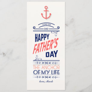 Nautical Fars dag Card Kort
