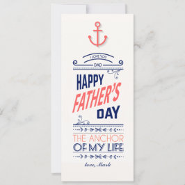 Nautical Fars dag Card Kort