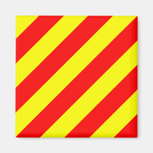 Nautical Flagga Alphabet Sign Brev Y (Yankee)