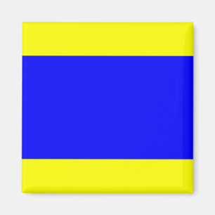 Nautical Flagga ’D’ Delta Magnet
