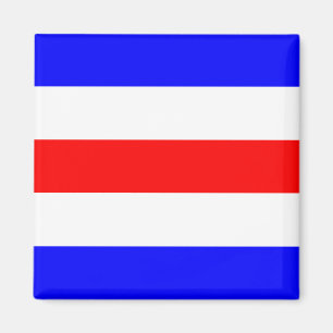 Nautical Flagga Signal Brev C (Charlie) Magnet