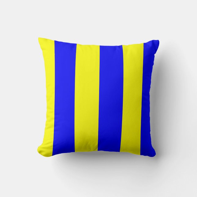 Nautical Flagga Signal Brev G (Golf) Kudde (Framsida)