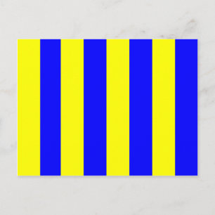 Nautical Flagga Signal Brev G (Golf) Vykort