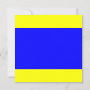 Nautical Flagga Signal Delta Brev D