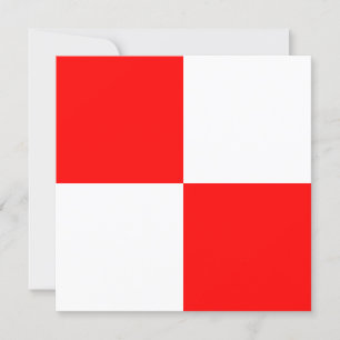 Nautical Flagga Signal Uniform Brev U