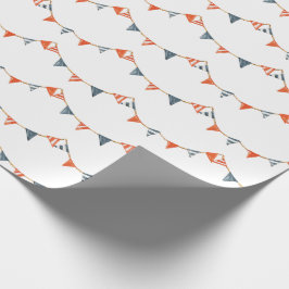 Nautical Flaggor Baby Shower Presentpapper